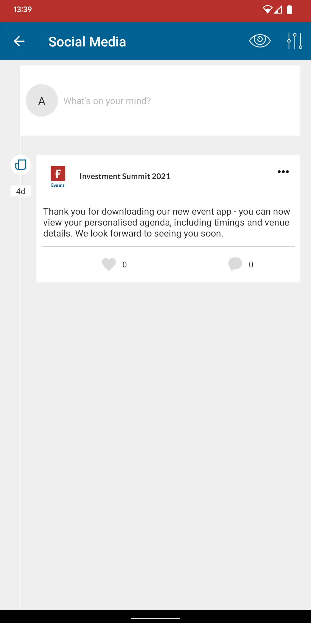 Fidelity International Events | Indus Appstore | Screenshot