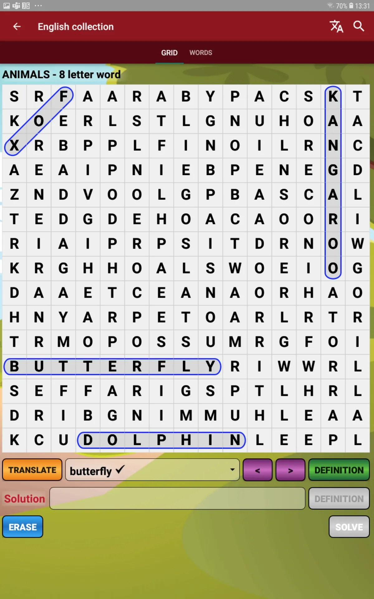 Word Search & Definition (LX) | Indus Appstore | Screenshot