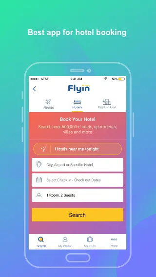 Flyin.com - Flights & Hotels | Indus Appstore | Screenshot