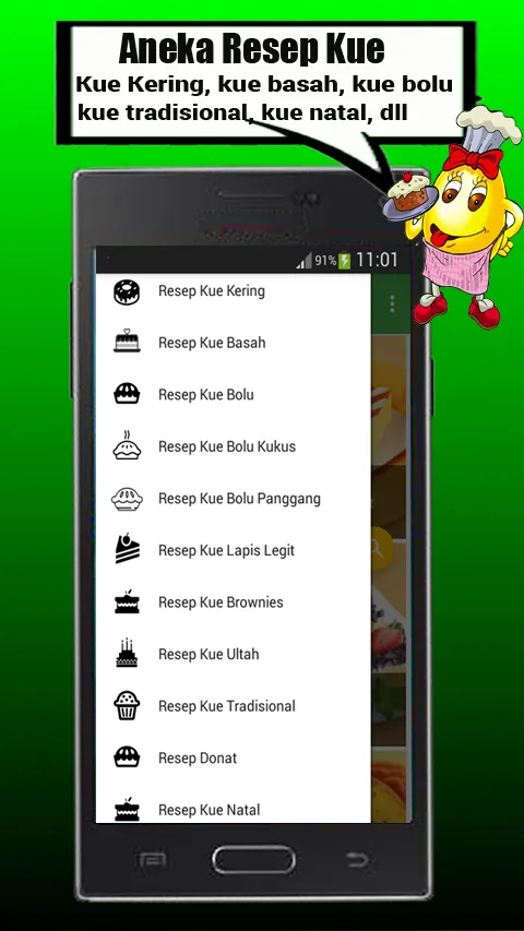 Resep Kue | Indus Appstore | Screenshot