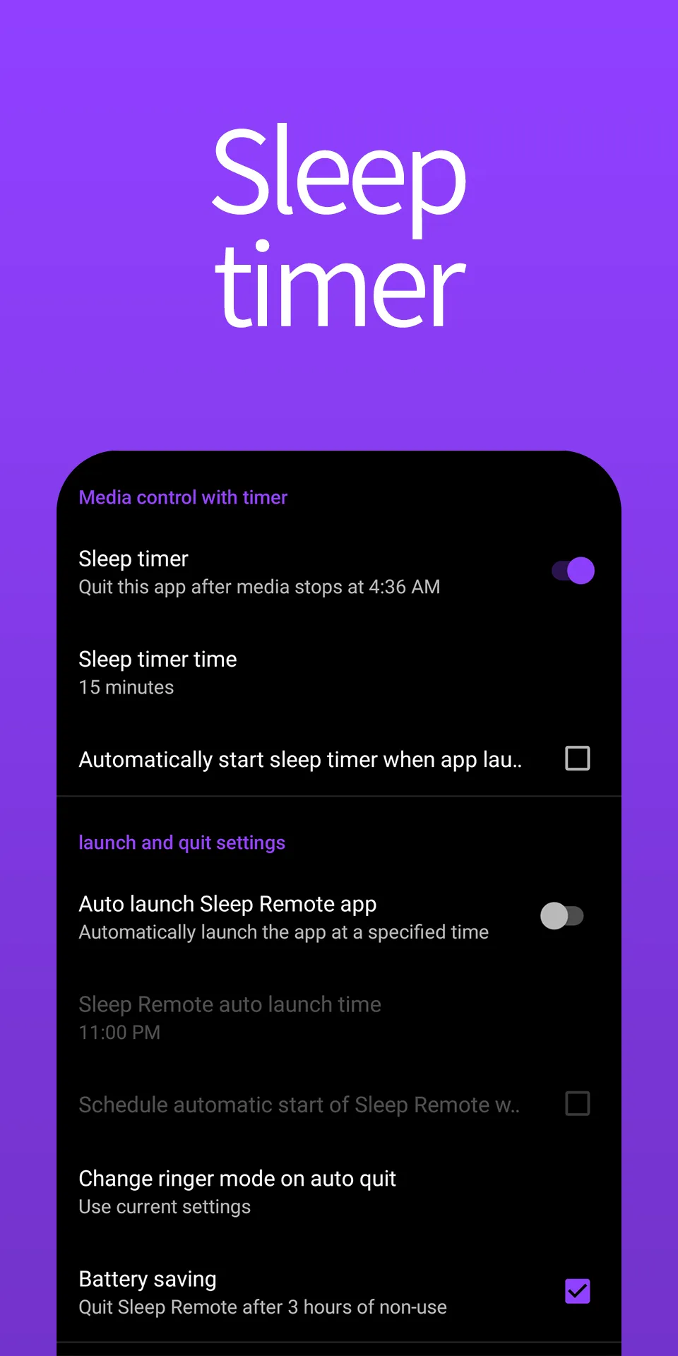 Sleep Remote: Shake, Timer | Indus Appstore | Screenshot