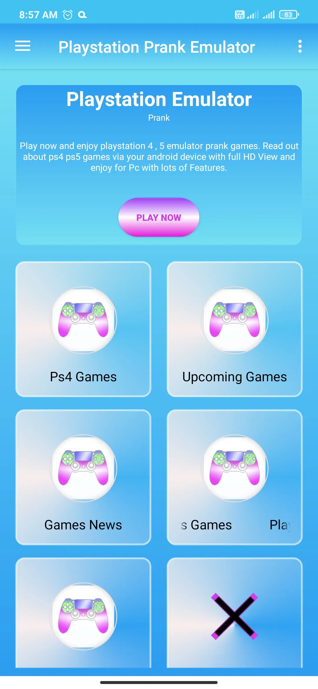 Ps4 Emulator Prank | Indus Appstore | Screenshot