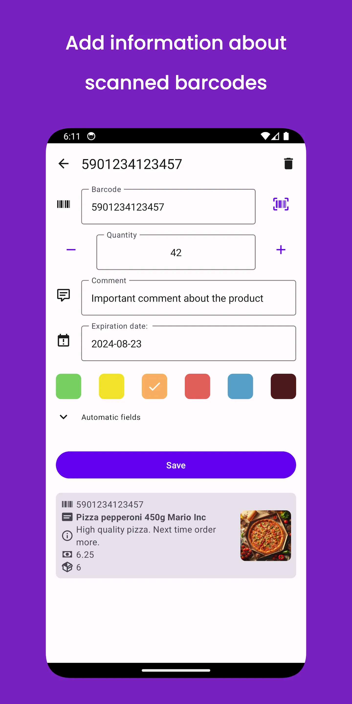 Barcodica - Barcode scanner | Indus Appstore | Screenshot