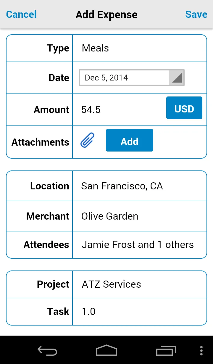 Oracle Fusion Expenses | Indus Appstore | Screenshot