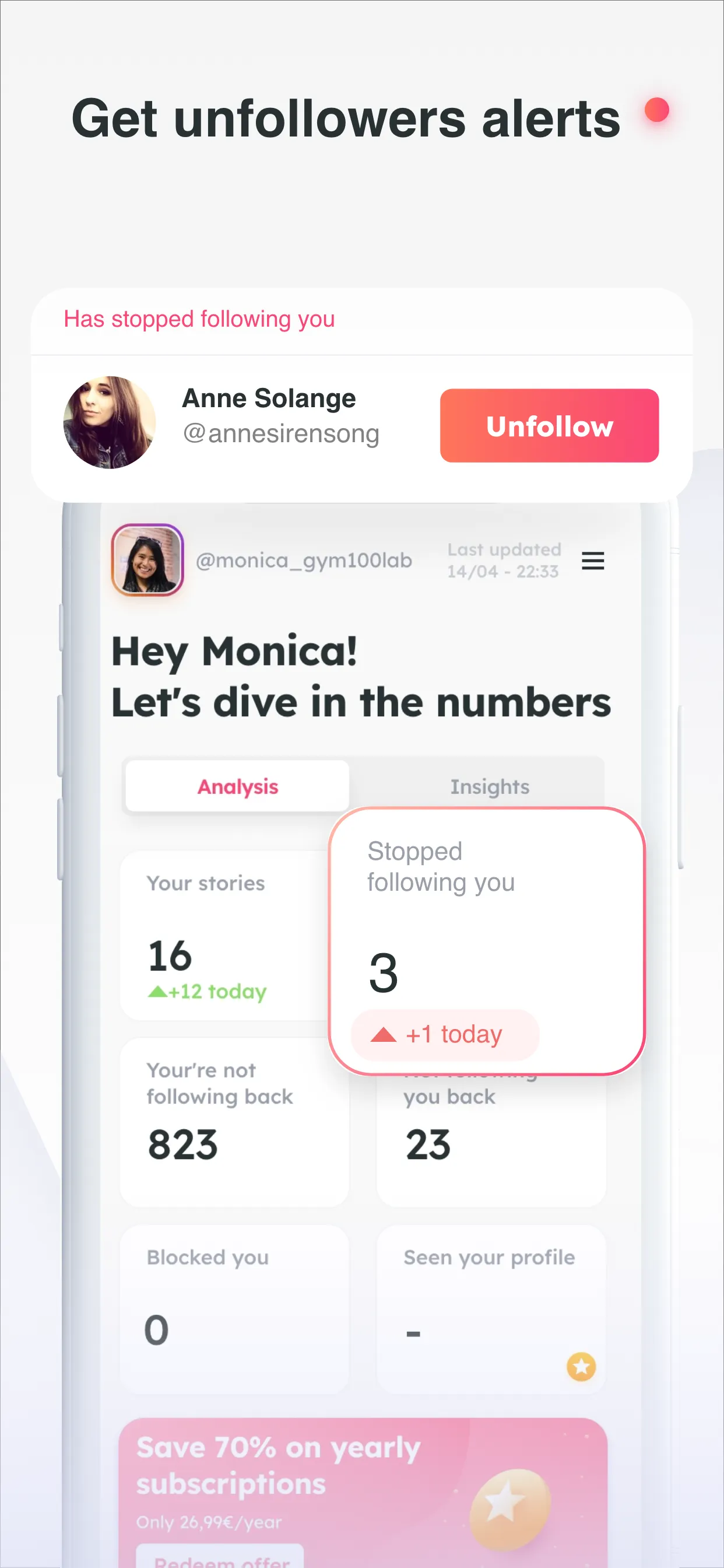 Followers Tracker IG | Indus Appstore | Screenshot