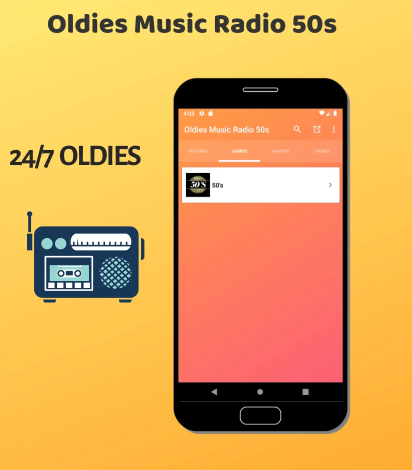 Oldies Music Radio 50s | Indus Appstore | Screenshot