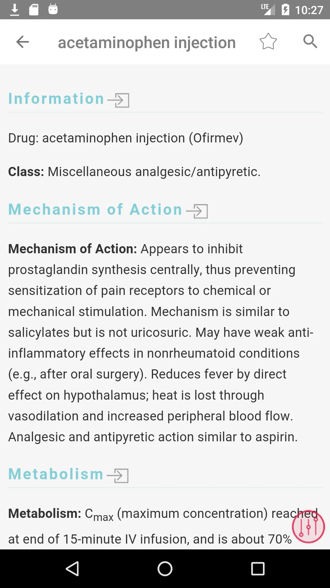 Oncology Nursing Drug Handbook | Indus Appstore | Screenshot