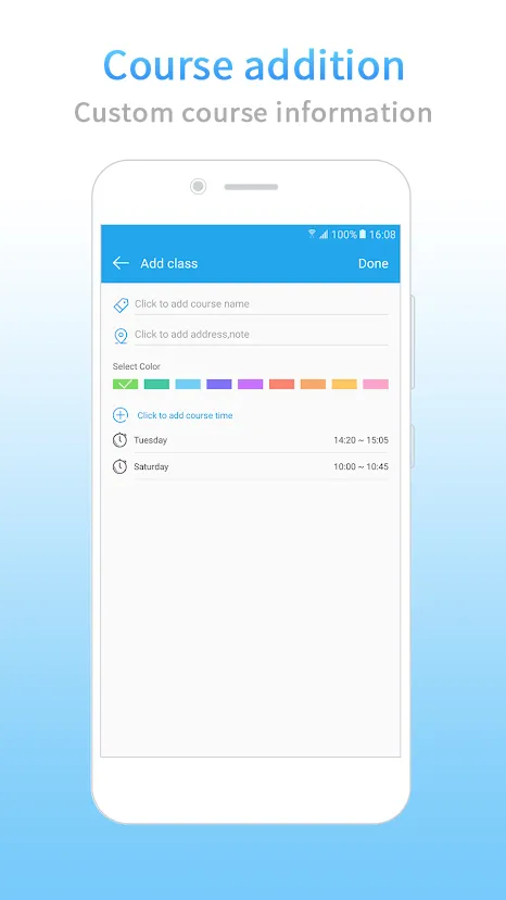 Schedule Planner | Indus Appstore | Screenshot