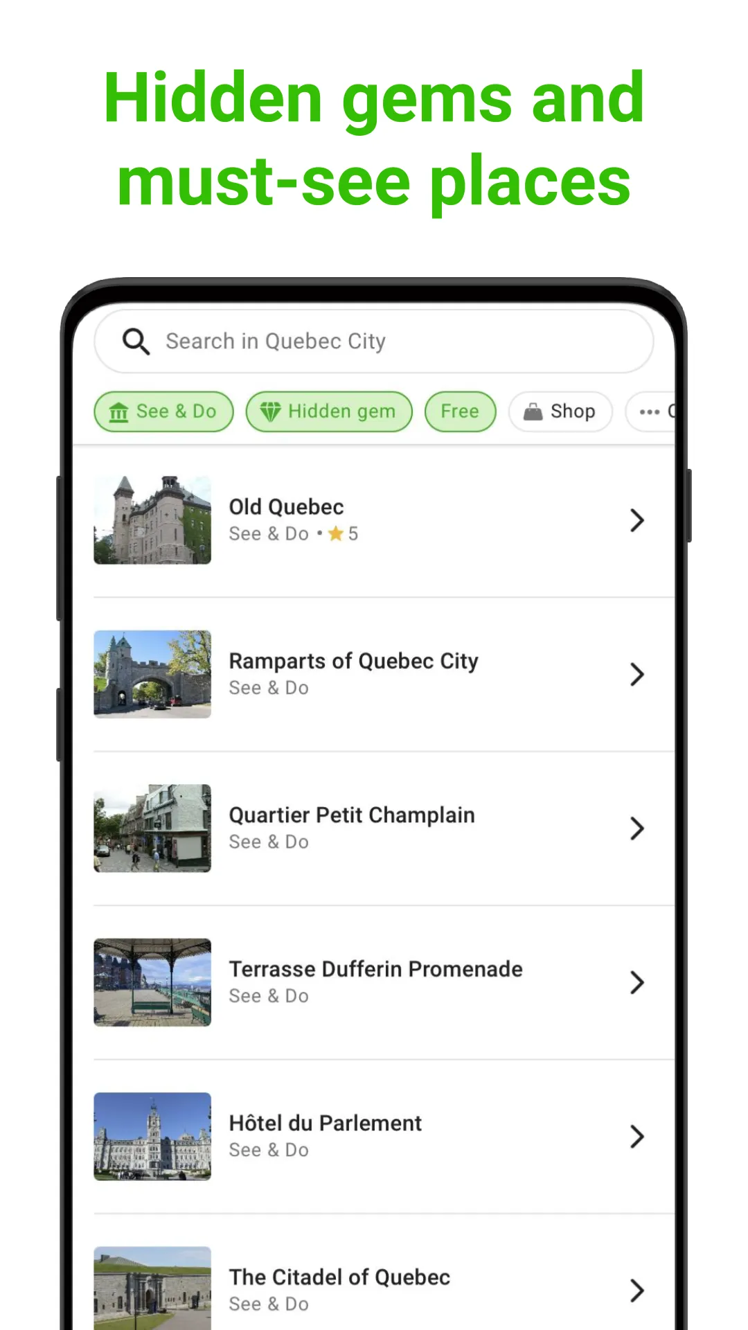 Quebec City SmartGuide | Indus Appstore | Screenshot