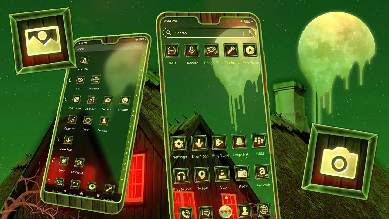 Melting Moon Launcher Theme | Indus Appstore | Screenshot