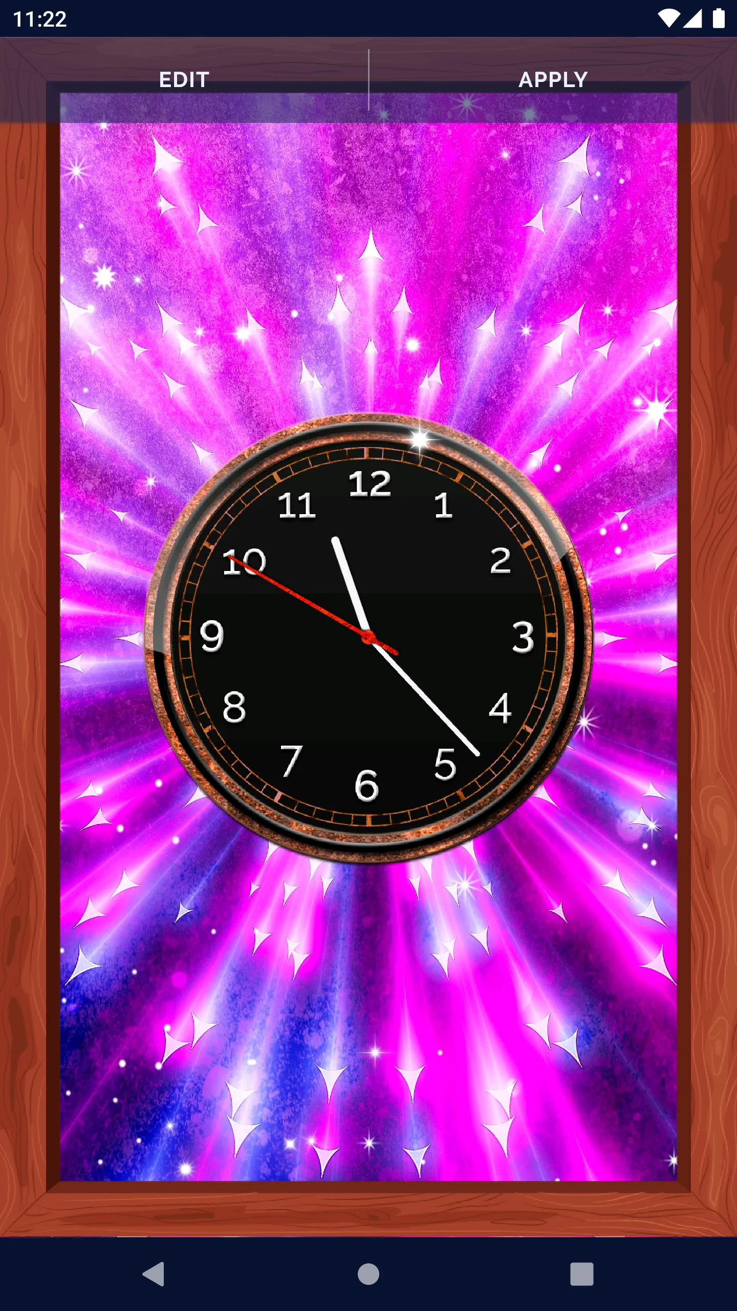 Classic Clock Wallpaper | Indus Appstore | Screenshot