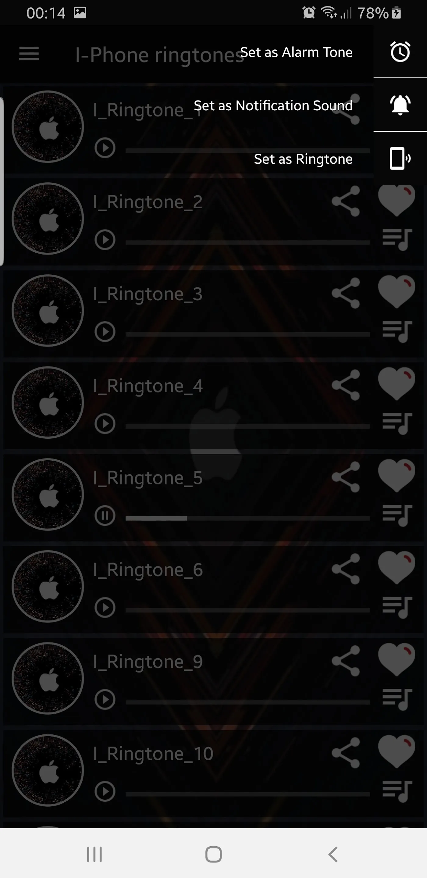 Ringtone for iphone: Android™ | Indus Appstore | Screenshot