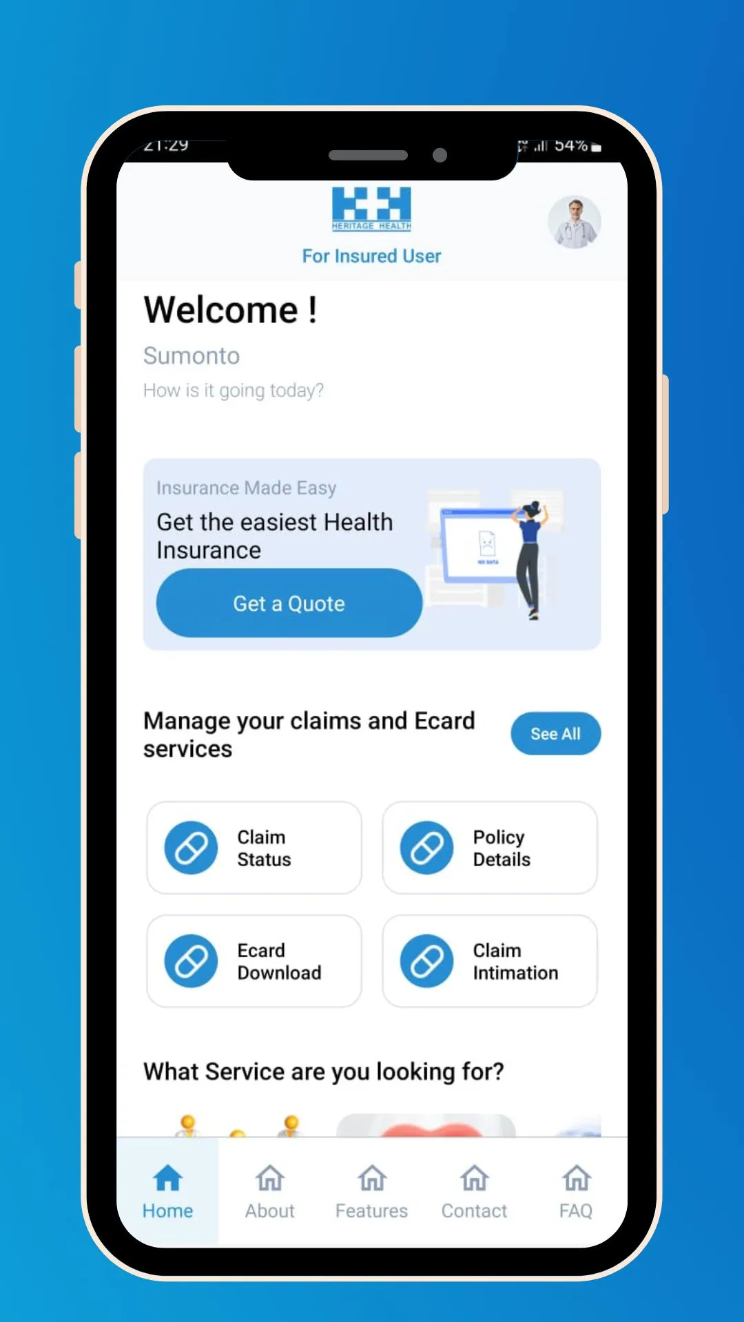Heritage Health Member App | Indus Appstore | Screenshot