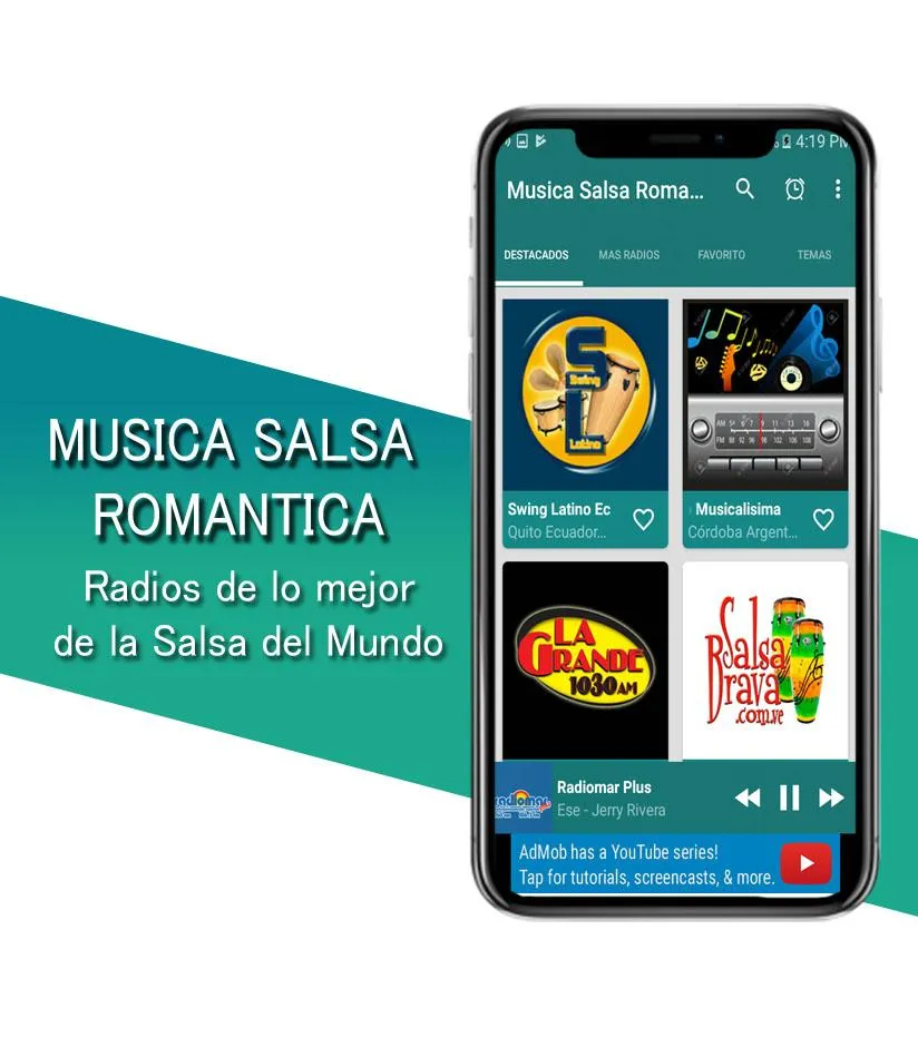 Musica Salsa Romantica | Indus Appstore | Screenshot