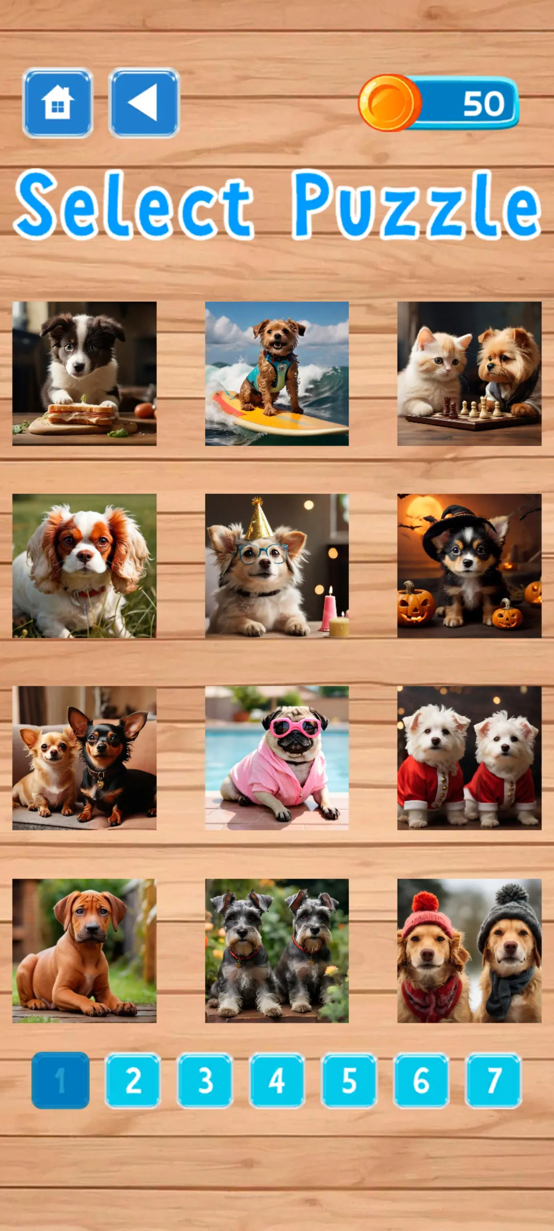 Dogs Puzzle Game | Indus Appstore | Screenshot