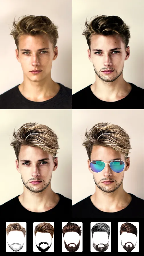 Beard Man: Beard Styles Editor | Indus Appstore | Screenshot