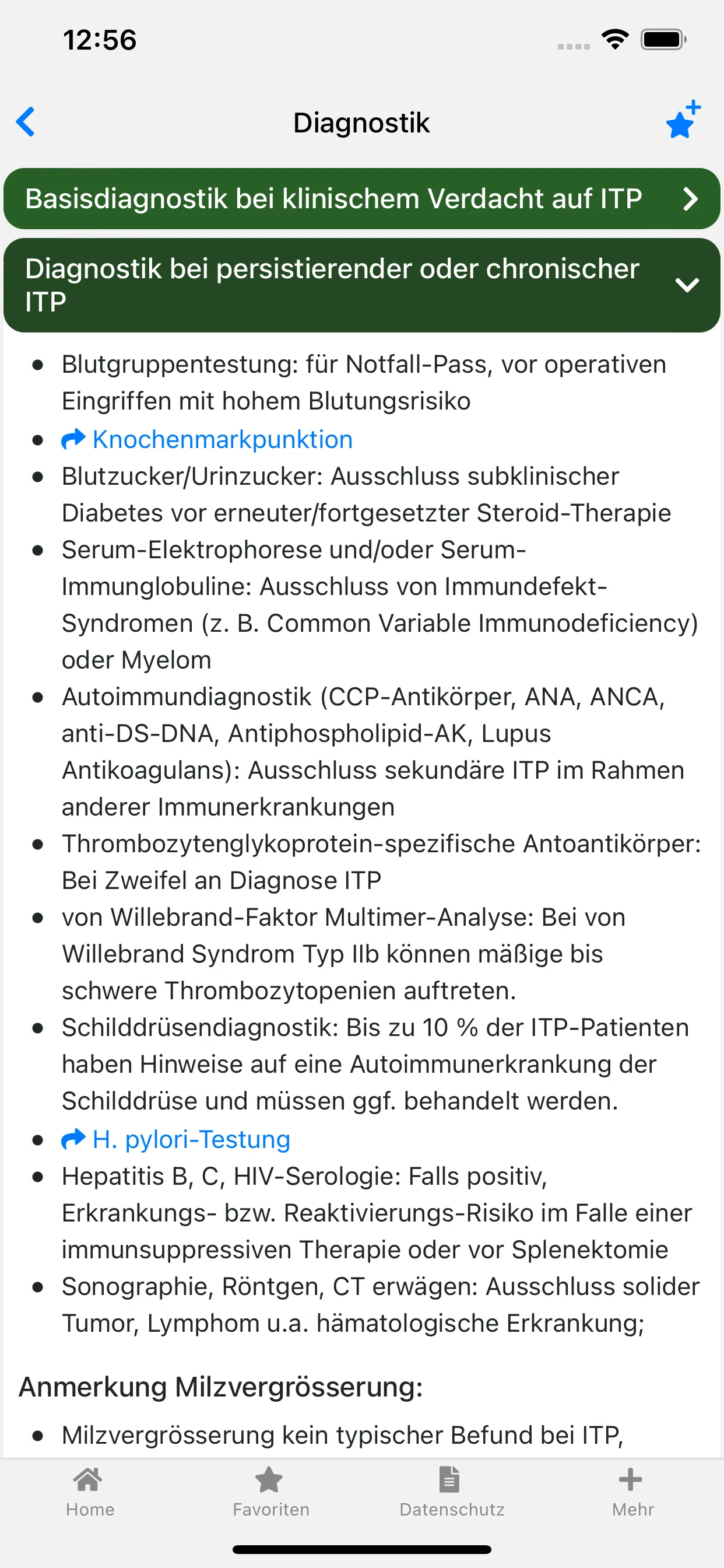 ITP onkowissen | Indus Appstore | Screenshot