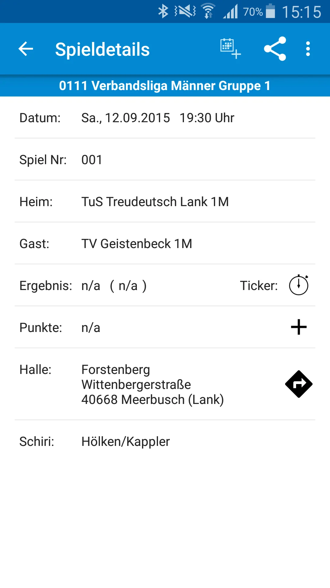 TV Einigkeit Geistenbeck | Indus Appstore | Screenshot