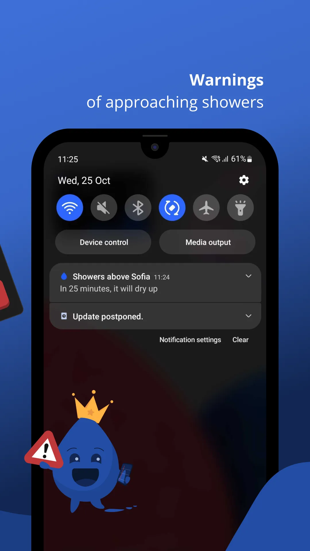 Drops - The Rain Alarm | Indus Appstore | Screenshot