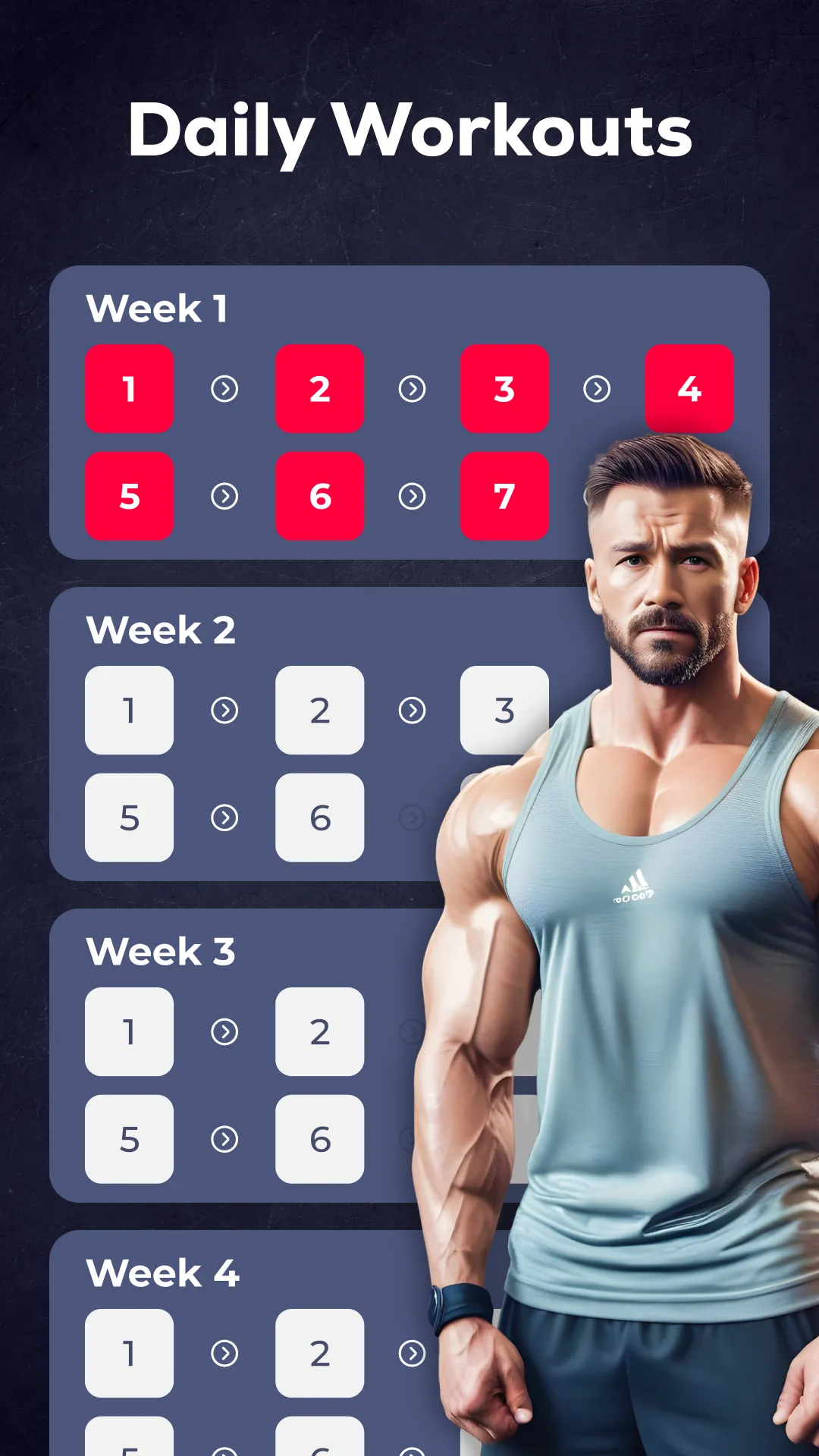 Workout Planner 30 Day Fitness | Indus Appstore | Screenshot