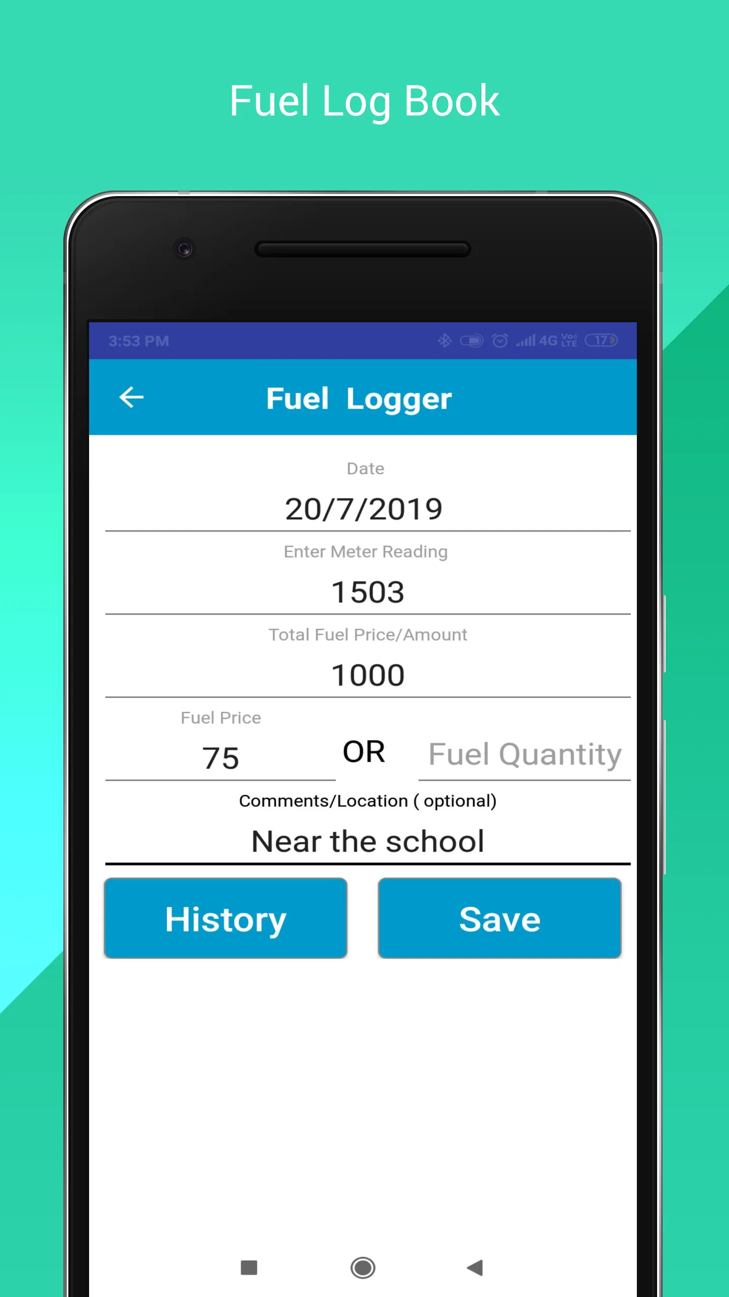 Mileage Calculator - Fuel Calc | Indus Appstore | Screenshot