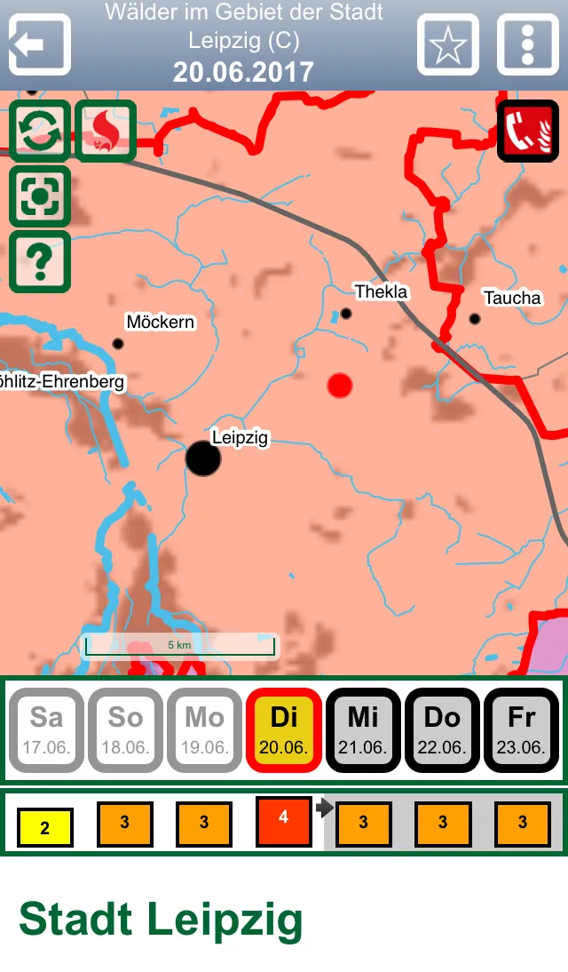 Waldbrandgefahr Sachsen | Indus Appstore | Screenshot