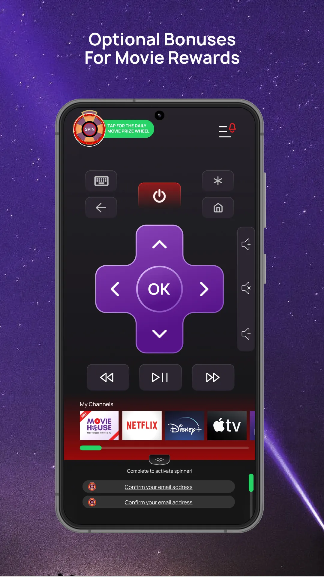 Roku Movie Remote | Indus Appstore | Screenshot