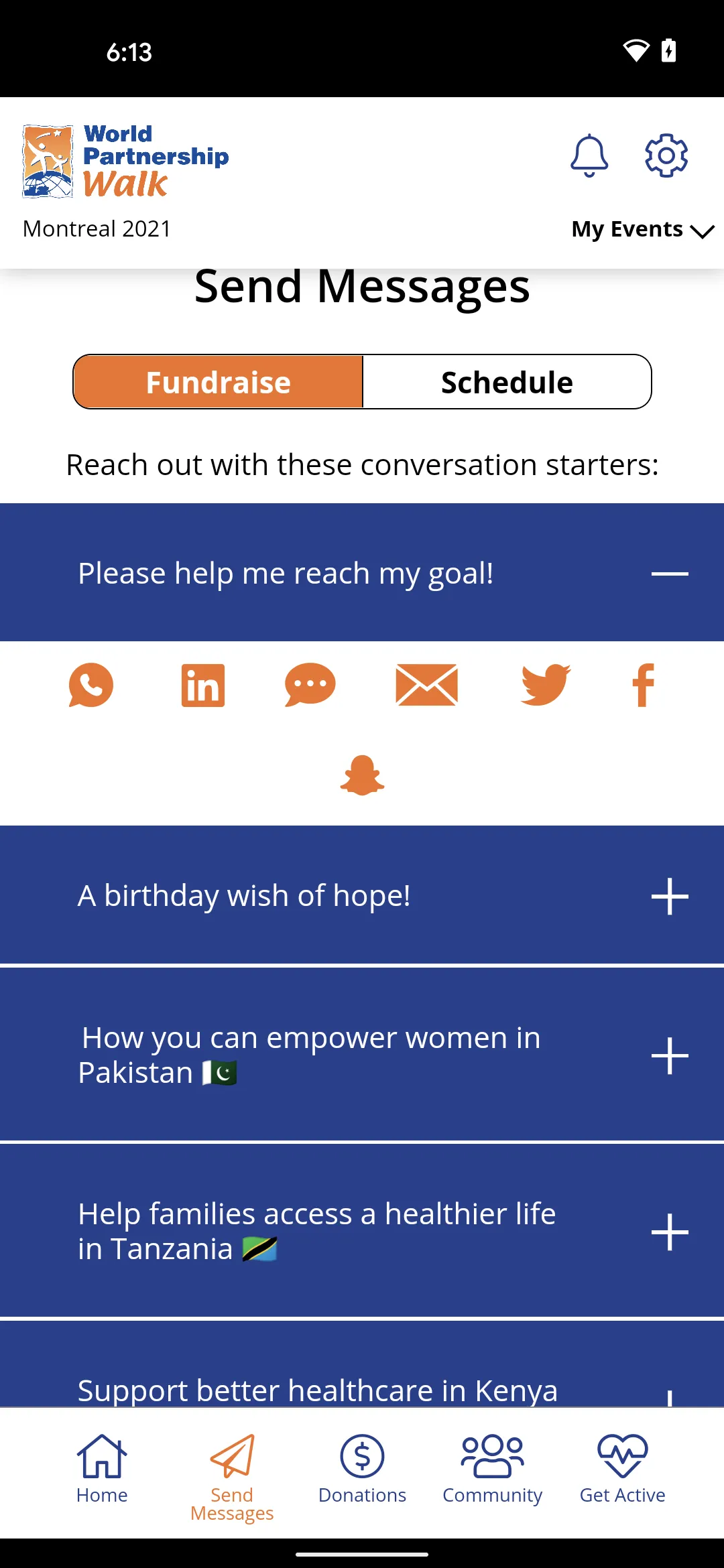 World Partnership Walk | Indus Appstore | Screenshot