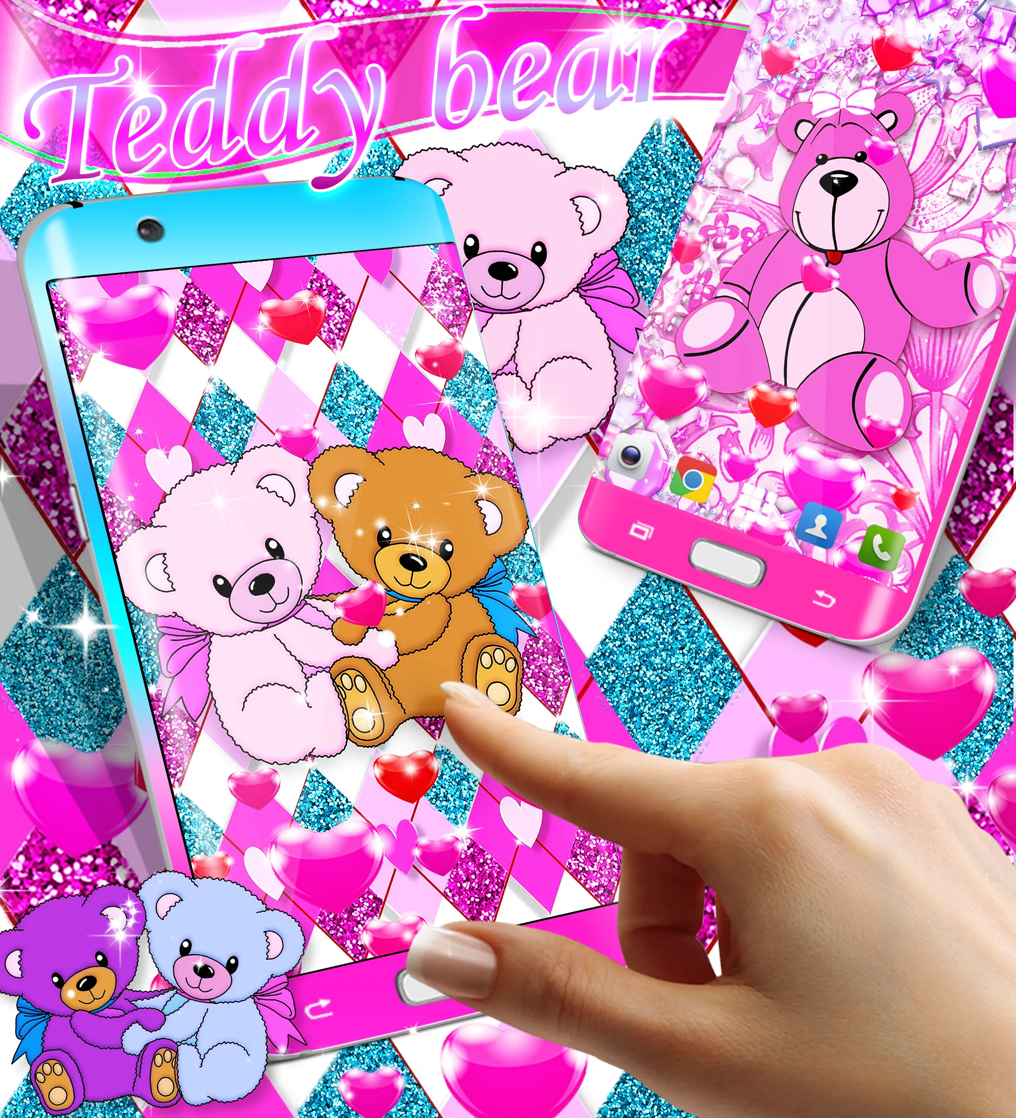 Teddy bear live wallpaper | Indus Appstore | Screenshot