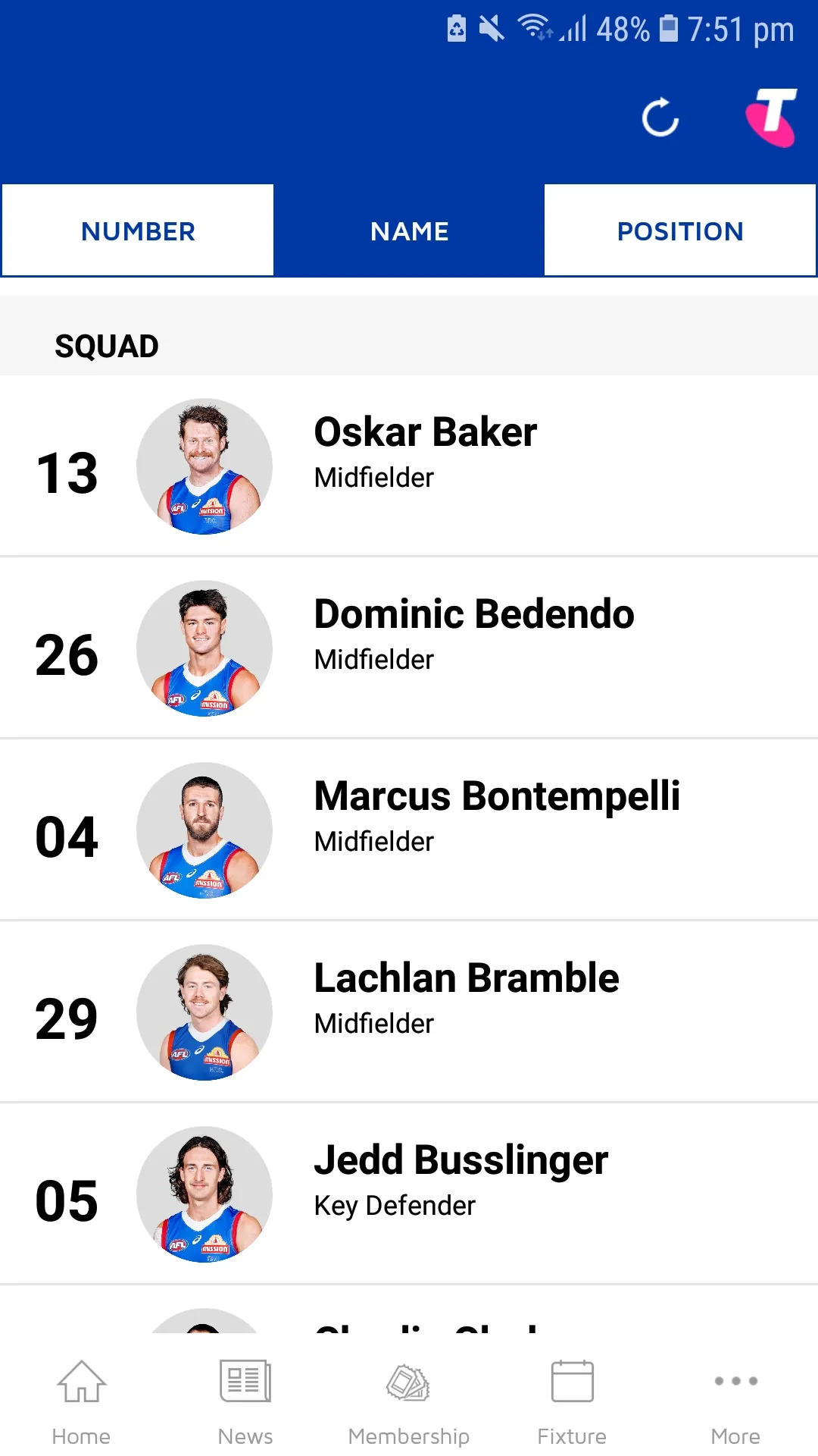 Western Bulldogs Official App | Indus Appstore | Screenshot