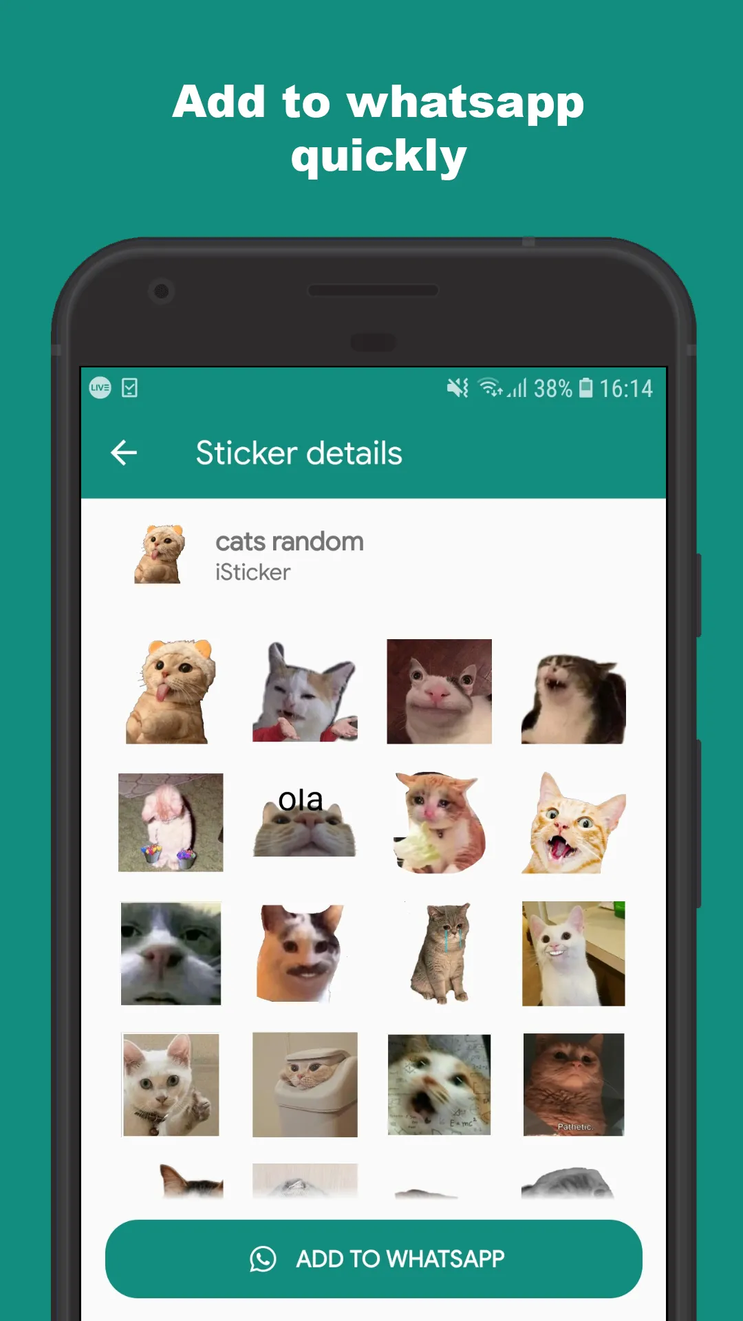 Animated stickers for WhatsApp | Indus Appstore | Screenshot