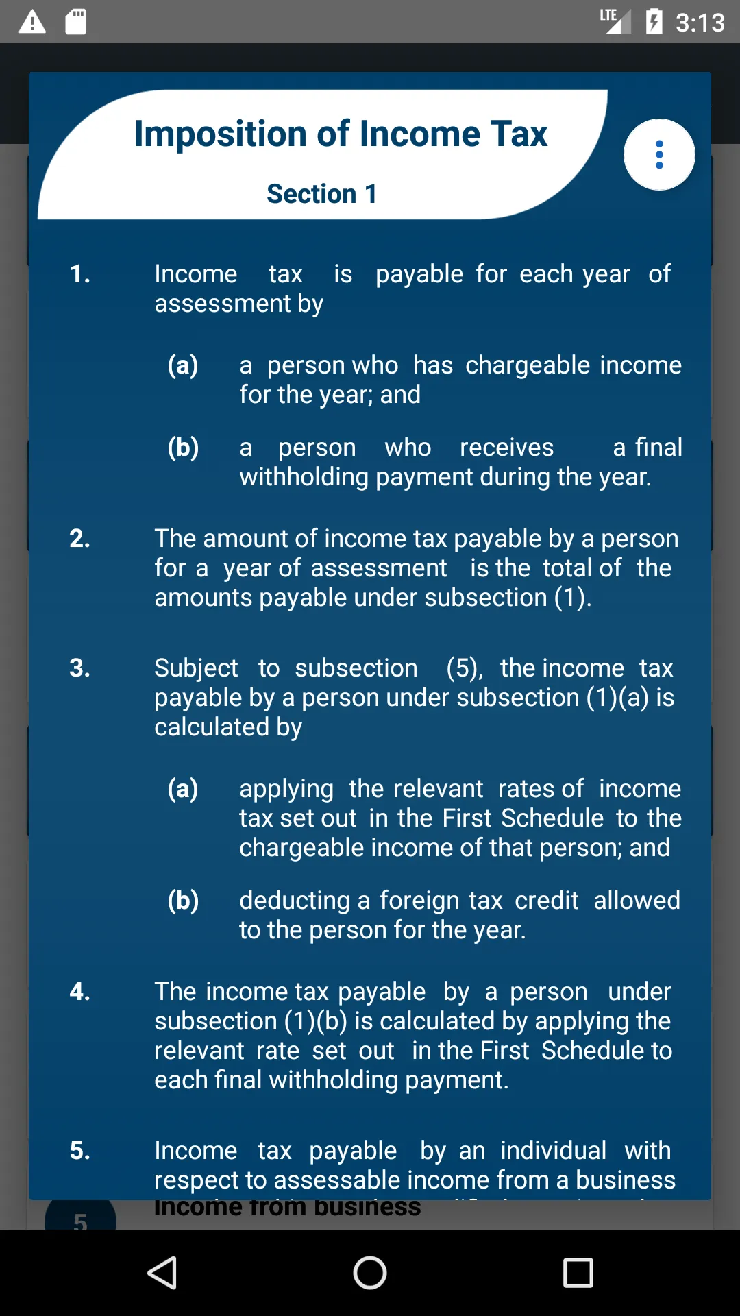 Ghana Tax Laws | Indus Appstore | Screenshot