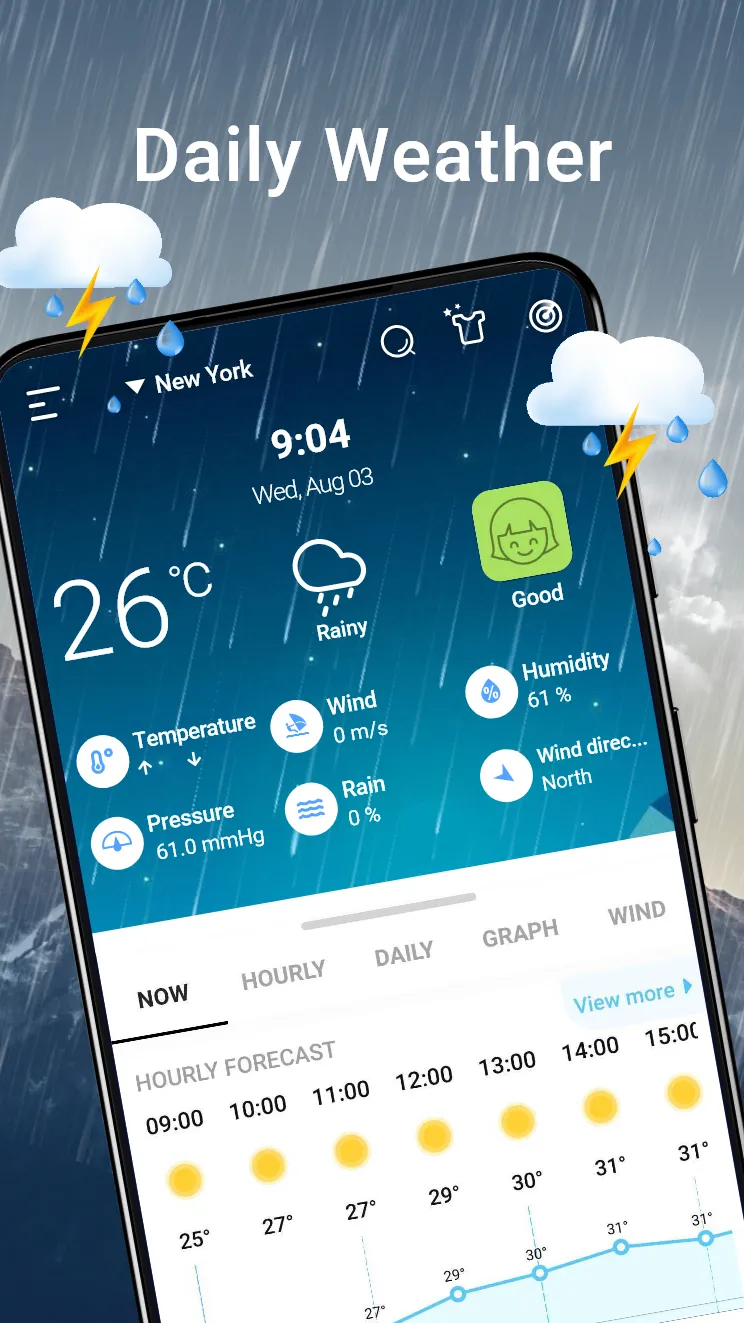 Weather Chart: Tomorrow, Today | Indus Appstore | Screenshot