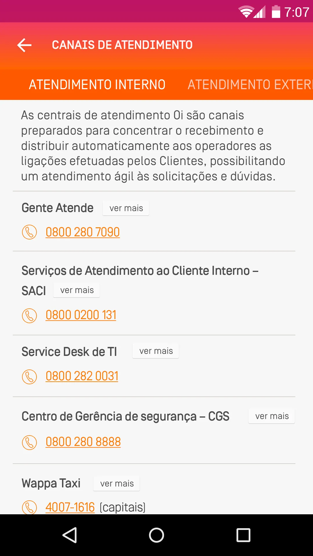 Oi Colaborador | Indus Appstore | Screenshot