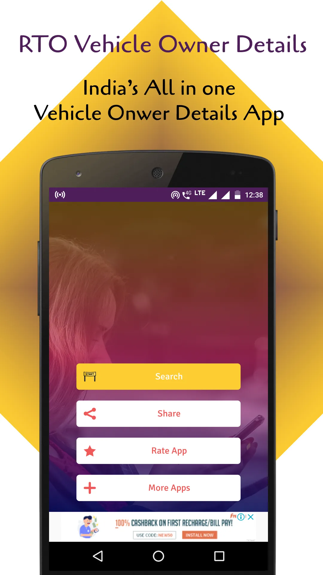 RTO Vehicle Info App & Challan | Indus Appstore | Screenshot