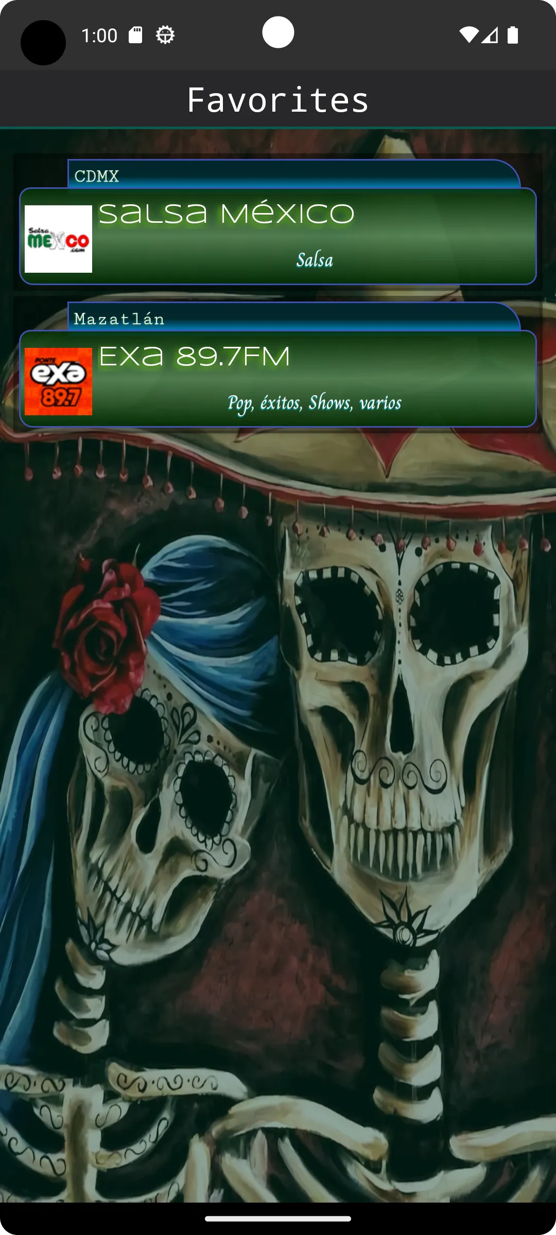 Radio Mexico hundreds of radio | Indus Appstore | Screenshot