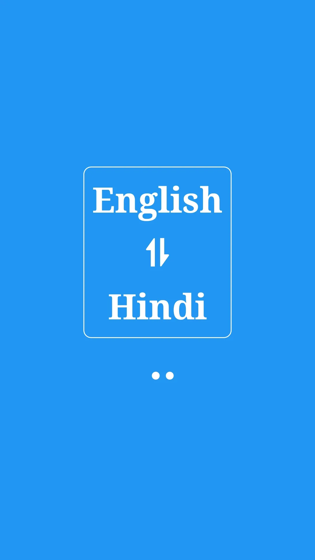 Hindi English Translator | Indus Appstore | Screenshot