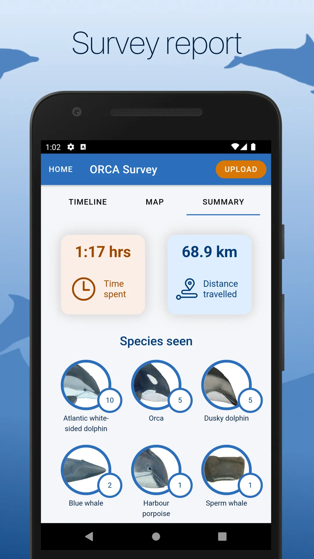 ORCA Oceanwatchers | Indus Appstore | Screenshot