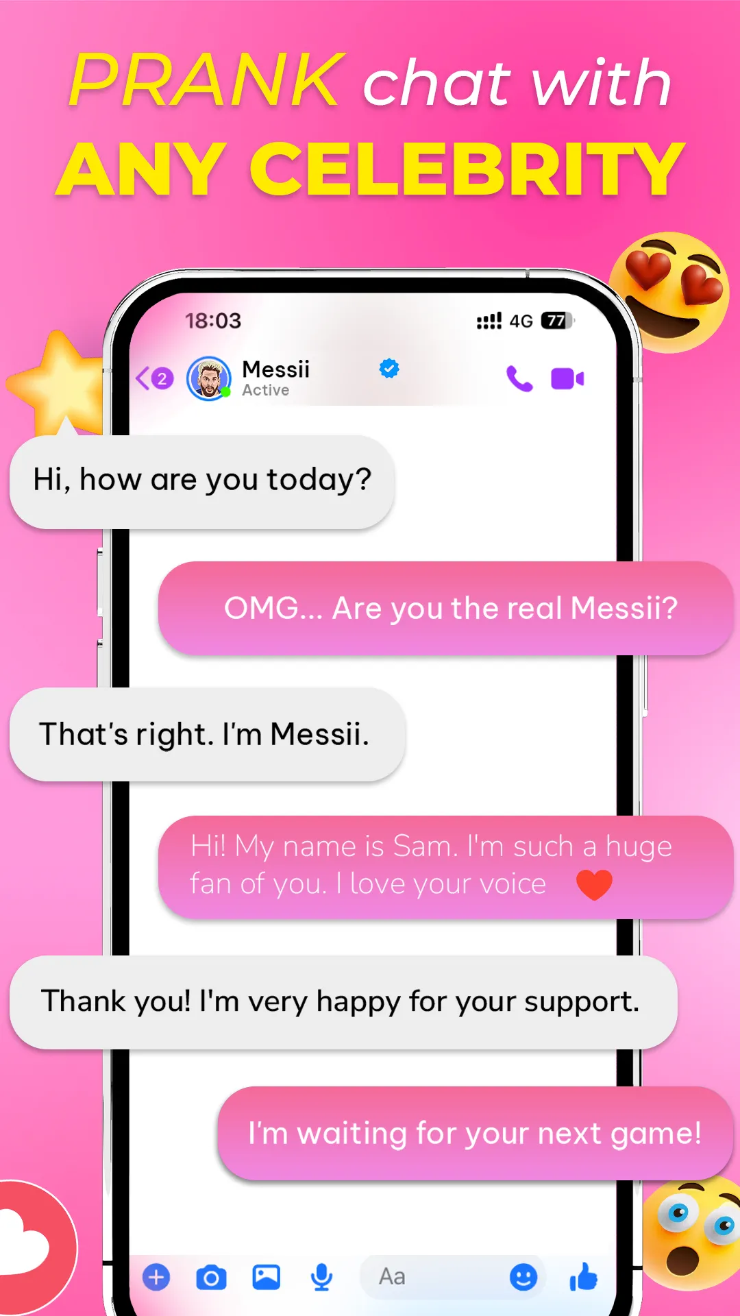 Prank Call: Fake Chat & Video | Indus Appstore | Screenshot