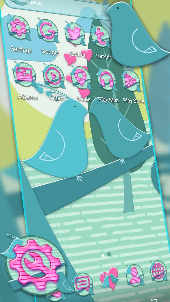 Love Birds Theme Launcher | Indus Appstore | Screenshot