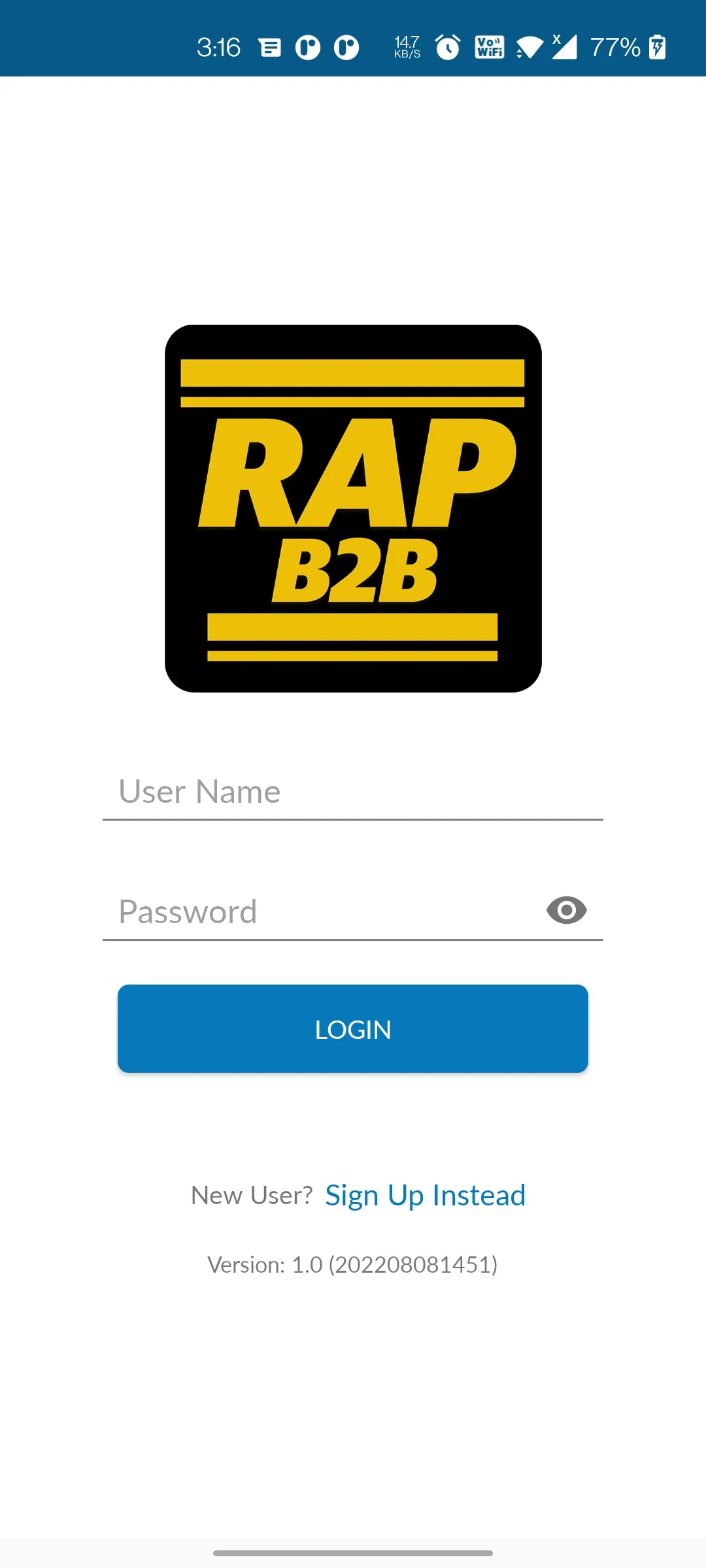 RAP B2B | Indus Appstore | Screenshot