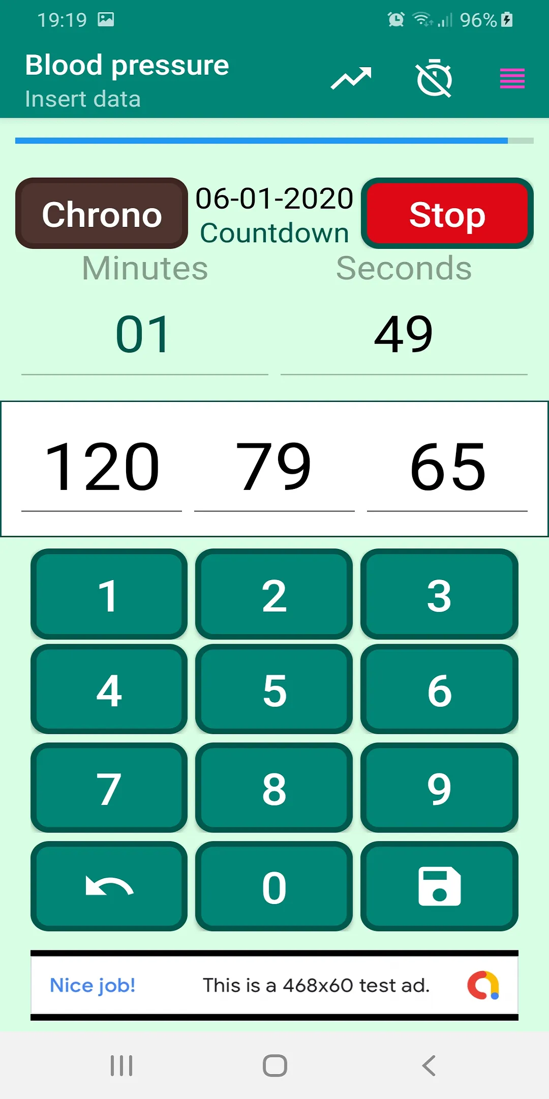 Blood Pressure Register | Indus Appstore | Screenshot