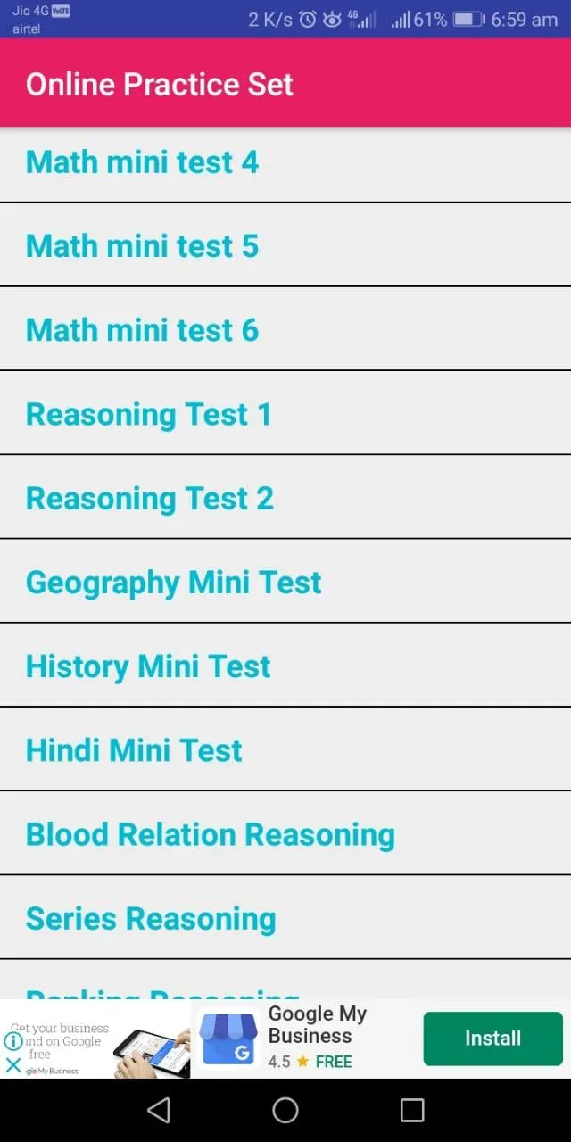 Math Formula Hindi examples | Indus Appstore | Screenshot