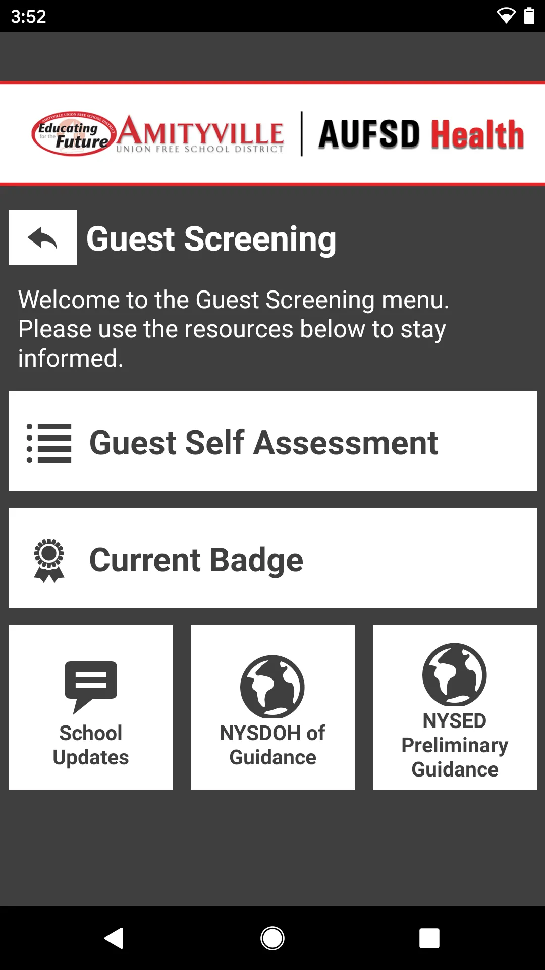 Amityville UFSD Health App | Indus Appstore | Screenshot