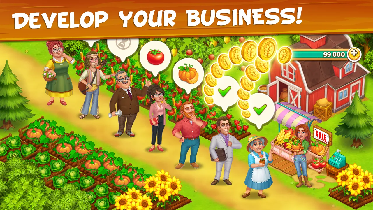 Farm Town - Family Farming Day | Indus Appstore | Screenshot