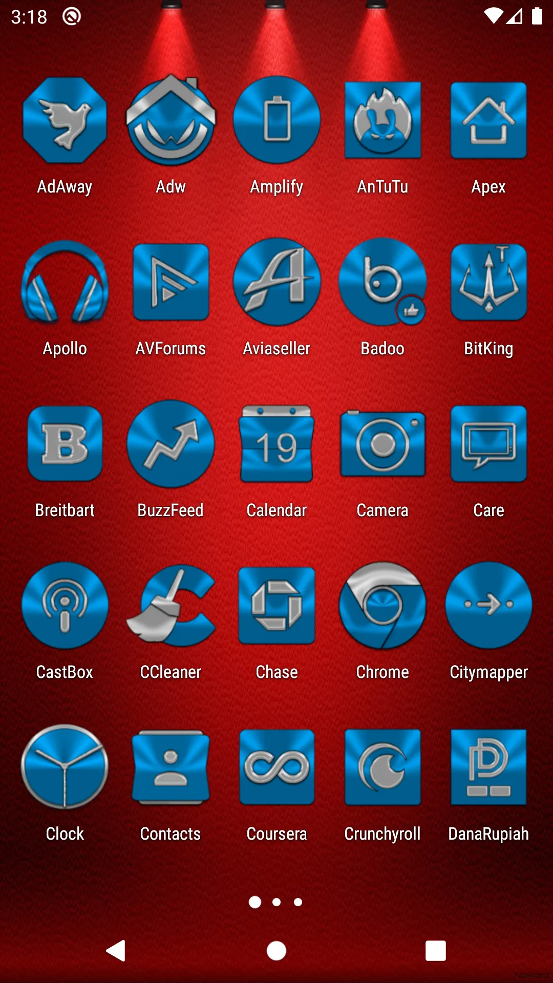 Light Blue Icon Pack | Indus Appstore | Screenshot