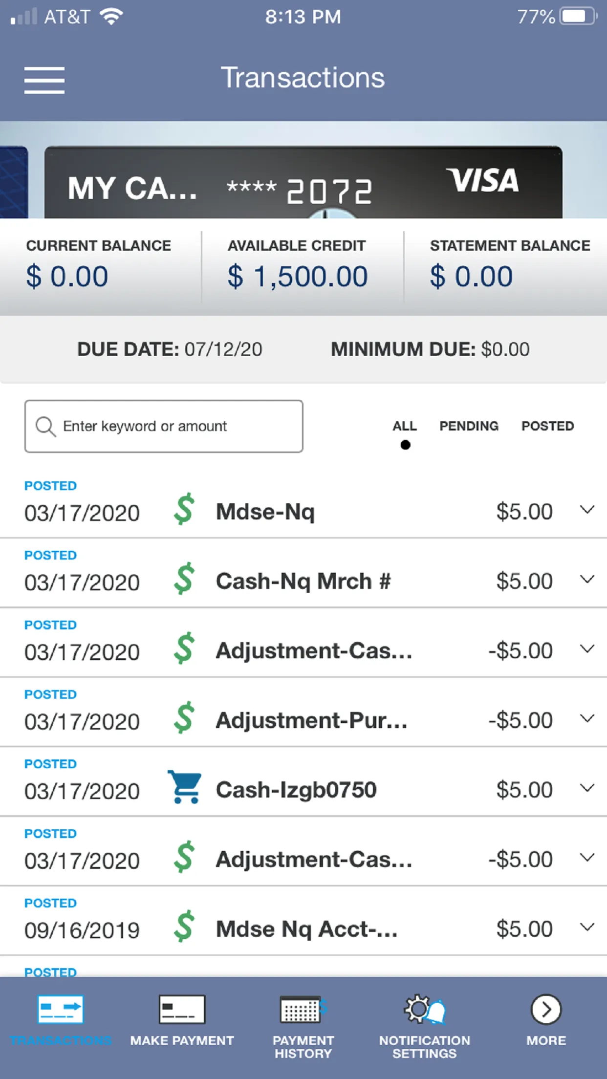 Card Control by Healthcare FCU | Indus Appstore | Screenshot