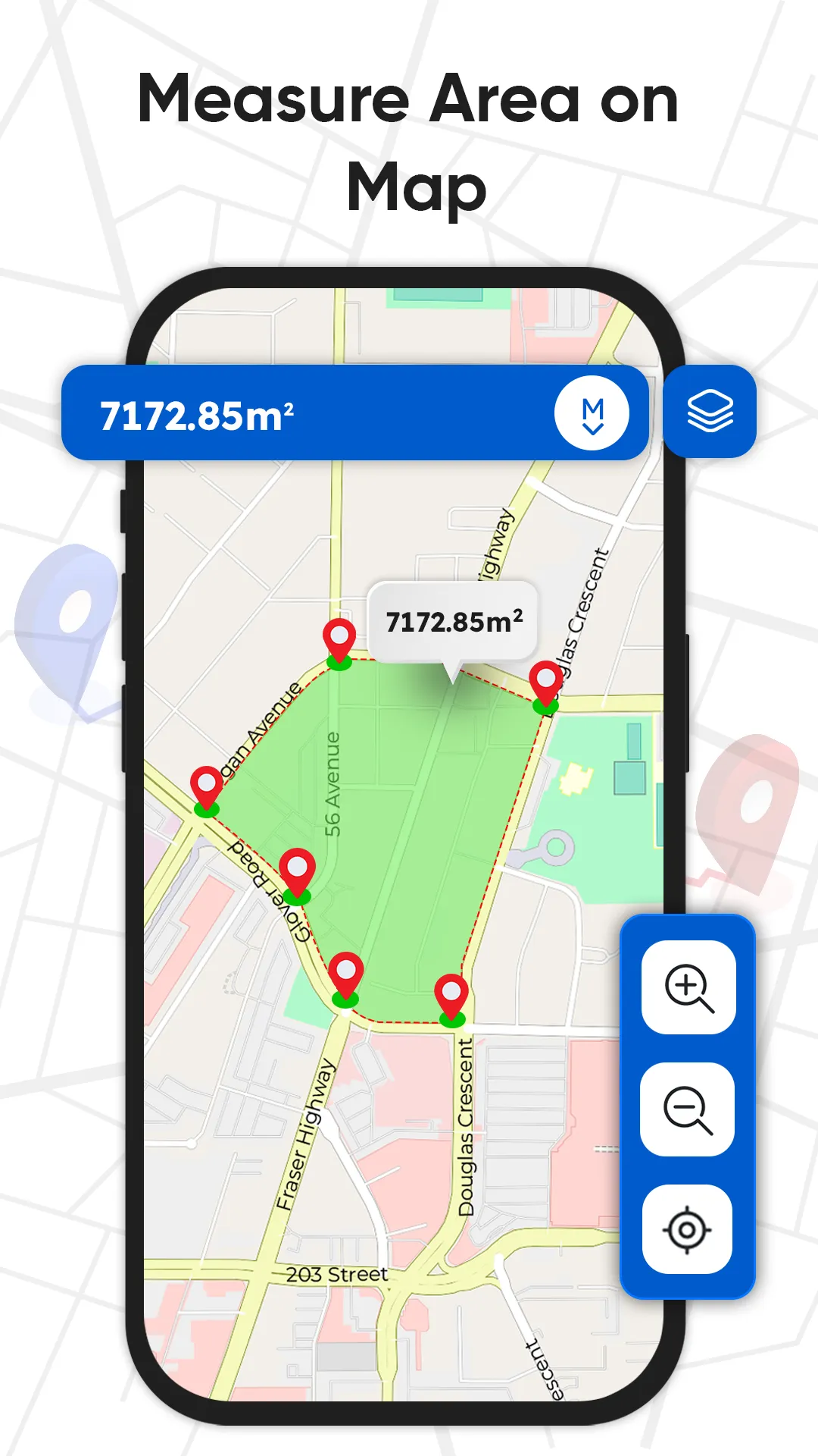 GPS Land Area Calculator | Indus Appstore | Screenshot