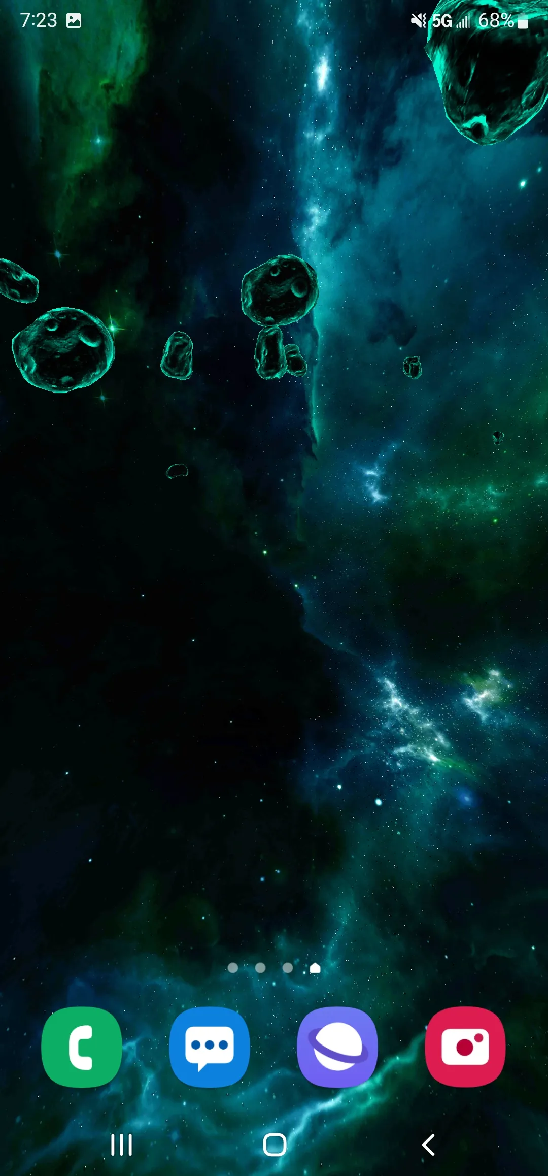 Gyro Space Particles Wallpaper | Indus Appstore | Screenshot