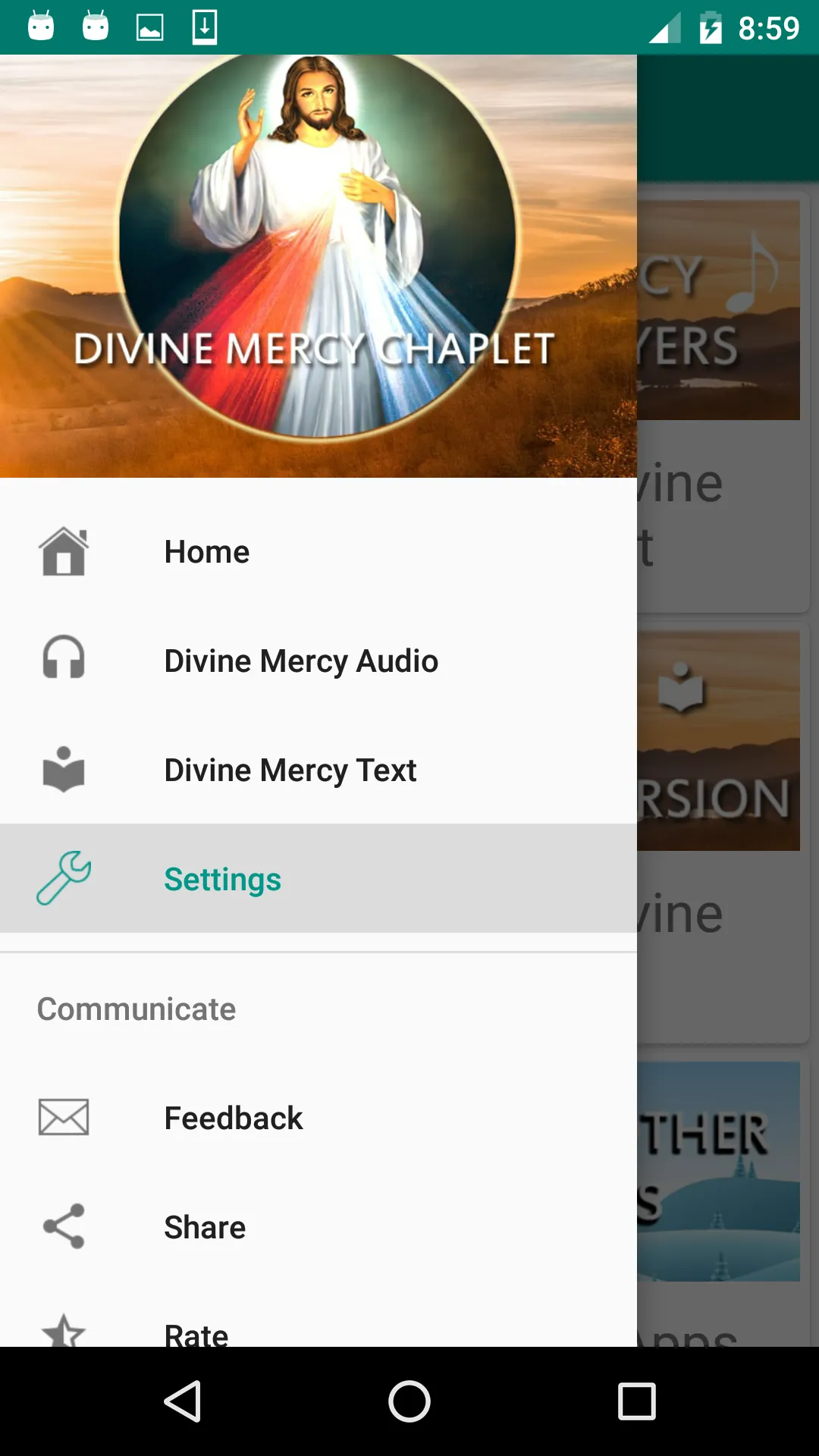 Divine Mercy Audio Prayers | Indus Appstore | Screenshot